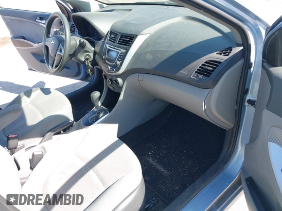 2013 Hyundai Accent GS with VIN KMHCT5AE5DU125906, listed as a IAAI auction lot 42282731 with 148,033 mi miles and . Bid and sale history available at DreamBid. Image 5.