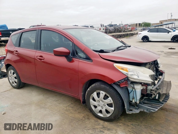 2016 Nissan Note S Plus with VIN 3N1CE2CP0GL365586, listed as a Copart auction lot 51807465 with 108,312 mi miles and Salvage Title. Bid and sale history available at DreamBid. Image 4.