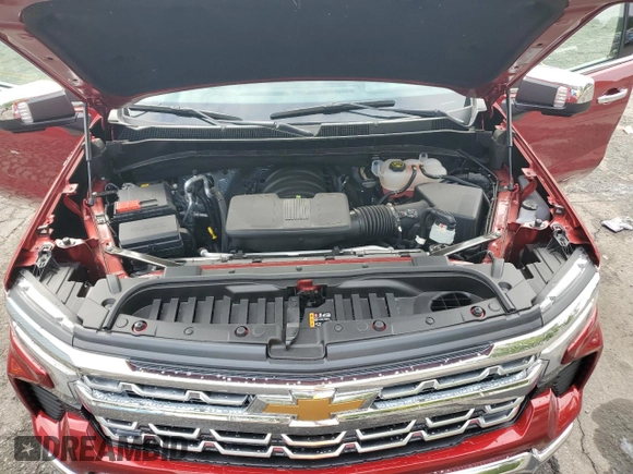 2024 Chevrolet Silverado 1500 LTZ with VIN 1GCUDGED8RZ133141, listed as a Copart auction lot 73213644 with 6,352 mi miles and Salvage Title. Bid and sale history available at DreamBid. Image 12.
