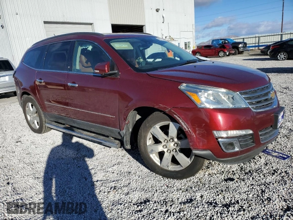 2015 Chevrolet Traverse LTZ with VIN 1GNKVJKD3FJ207136, listed as a Copart auction lot 86879464 with 120,685 mi miles and Salvage Title. Bid and sale history available at DreamBid. Image 4.