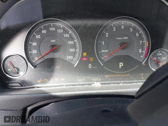 2015 BMW M3 with VIN WBS3C9C55FP806151, listed as a IAAI auction lot 41934925 with 58,071 mi miles and . Bid and sale history available at DreamBid. Image 7.