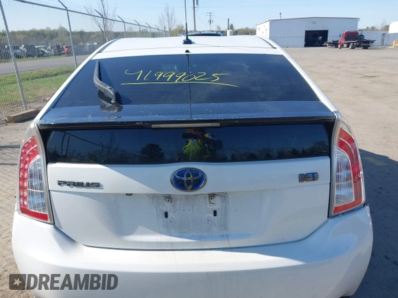 2012 Toyota Prius One with VIN JTDKN3DU9C5456689, listed as a IAAI auction lot 41999025 with 168,690 mi miles and . Bid and sale history available at DreamBid. Image 16.