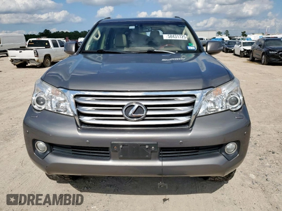 2012 Lexus GX 460 Premium with VIN JTJJM7FX2C5040932, listed as a Copart auction lot 58431725 with 130,995 mi miles and Salvage title. Bid and sale history available at DreamBid. Image 5.