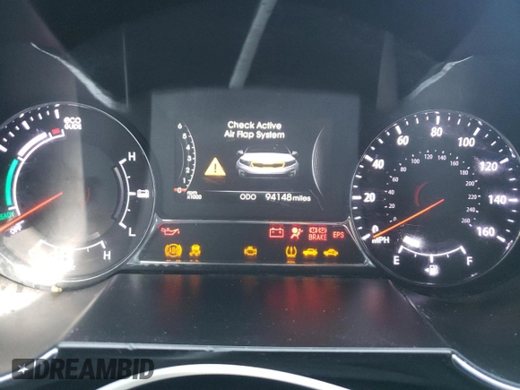 2013 Kia Optima Hybrid LX with VIN KNAGM4AD5D5041418, listed as a Copart auction lot 68339424 with 94,148 mi miles and Salvage Title. Bid and sale history available at carsss.com. Image 9.