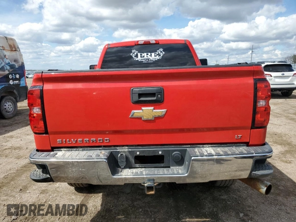 2017 Chevrolet Silverado 1500 LT with VIN 1GCVKREC3HZ256812, listed as a Copart auction lot 55629105 with 111,921 mi miles and Salvage Title. Bid and sale history available at DreamBid. Image 6.