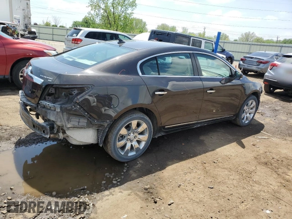 2013 Buick LaCrosse Leather z VIN 1G4GL5E3XDF229659, wystawiony jako Copart lot #57104235 z przebiegiem 35 224 mil mil oraz Czysty tytuł • Clean title. Historia ofert i sprzedaży dostępna na DreamBid. Obrazek 3.