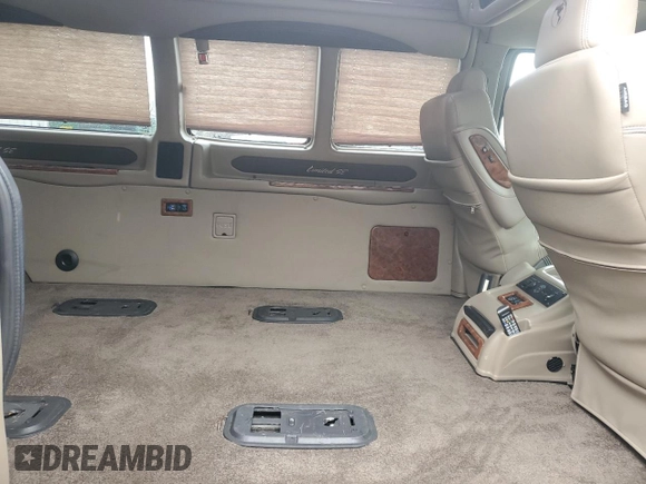 2018 GMC Savana Cargo Van with VIN 1GTW7BFG5J1160683, listed as a Copart auction lot 53020075 with 81,359 mi miles and Salvage Title. Bid and sale history available at carsss.com. Image 11.