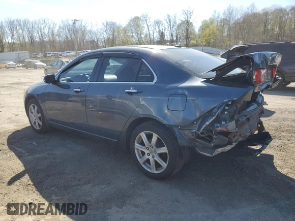 2005 Acura TSX with VIN JH4CL95845C010266, listed as a Copart auction lot 53312585 with 150,155 mi miles and Salvage Title. Bid and sale history available at carsss.com. Image 2.