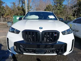 2025 BMW X5 M60i with VIN 5UX33EU09S9X35021, listed as a IAAI auction lot 41376790 with 1 mi miles. Bid and sale history available at carsss.com. Image 11.