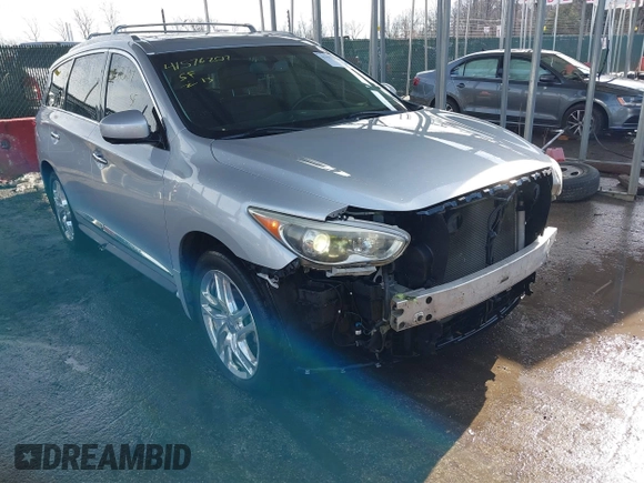 2013 Infiniti JX35 z VIN 5N1AL0MM3DC334693, wystawiony jako IAAI lot #41576207 z przebiegiem 113 677 mil mil oraz . Historia ofert i sprzedaży dostępna na DreamBid. Obrazek 17.