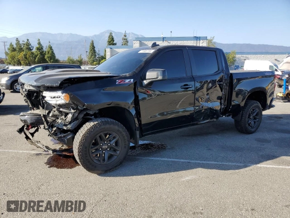 2023 Chevrolet Silverado 1500 LT Trail Boss with VIN 3GCUDFED8PG364449, listed as a Copart auction lot 71685704 with 13,637 mi miles and Salvage Title. Bid and sale history available at DreamBid. Image 1.