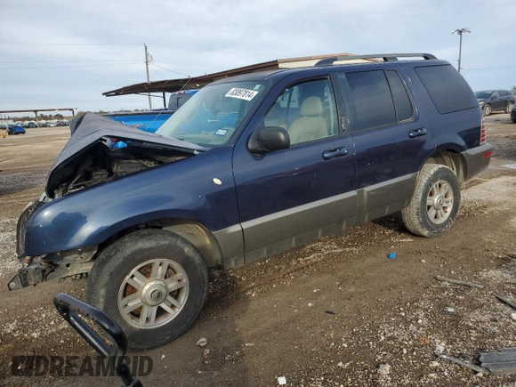 2003 Mercury Mountaineer Convenience z VIN 4M2ZU66KX3UJ12609, wystawiony jako Copart lot #83097814 z przebiegiem Nie podano mil oraz Szkoda całkowita • Salvage title. Historia ofert i sprzedaży dostępna na DreamBid. Obrazek 1.