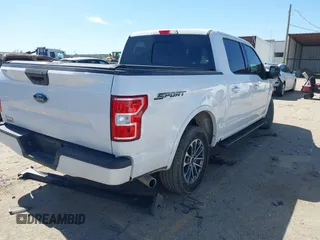 2020 Ford F-150 XL with VIN 1FTEW1C58LKE34712, listed as a IAAI auction lot 41674902 with 41,287 mi miles. Bid and sale history available at carsss.com. Image 4.