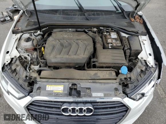 2017 Audi A3 Sedan Premium with VIN WAUAUGFFXH1026833, listed as a Copart auction lot 57223193 with 59,211 mi miles. Bid and sale history available at carsss.com. Image 12.
