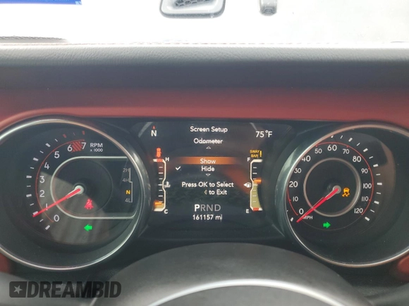 2018 Jeep Wrangler Unlimited Rubicon with VIN 1C4HJXFN9JW249214, listed as a Copart auction lot 42692175 with 161,157 mi miles and Salvage title. Bid and sale history available at DreamBid. Image 9.