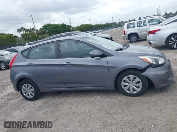 2017 Hyundai Accent SE with VIN KMHCT5AE3HU327391, listed as a IAAI auction lot 41953612 with 108,410 mi miles. Bid and sale history available at carsss.com. Image 13.