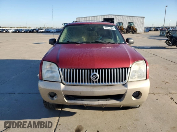 2004 Mercury Mountaineer Convenience z VIN 4M2ZU86E44UJ24522, wystawiony jako Copart lot #50427595 z przebiegiem 195 544 mil mil oraz Szkody całkowita. Historia ofert i sprzedaży dostępna na DreamBid. Obrazek 5.