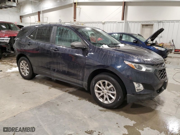 2020 Chevrolet Equinox LS with VIN 3GNAXSEV6LS502564, listed as a Copart auction lot 86289354 with 51,489 mi miles and Salvage Title. Bid and sale history available at carsss.com. Image 4.