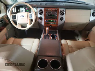 2010 Ford Expedition Eddie Bauer with VIN 1FMJU1J55AEB59198, listed as a Copart auction lot 52499065 with 130,865 mi miles and Salvage title. Bid and sale history available at DreamBid. Image 8.