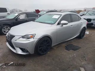 2015 Lexus IS 250 with VIN JTHBF1D28F5069487, listed as a IAAI auction lot 41586241 with 158,891 mi miles and . Bid and sale history available at DreamBid. Image 2.