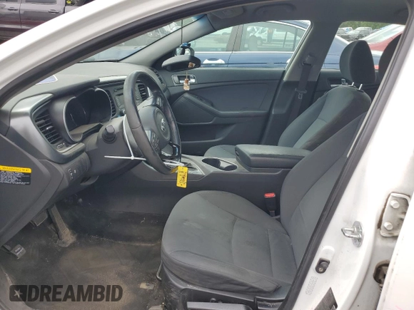 2014 Kia Optima Hybrid LX with VIN KNAGM4AD0E5070309, listed as a Copart auction lot 66709334 with 0 mi miles and Salvage Title. Bid and sale history available at carsss.com. Image 7.