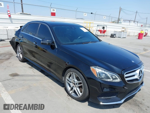 2014 Mercedes-Benz E 550 Sport with VIN WDDHF9BB3EA853780, listed as a IAAI auction lot 42098579 with 156,713 mi miles and . Bid and sale history available at DreamBid. Image 1.