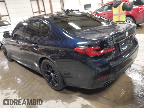 2022 BMW 5 Series 540i xDrive with VIN WBA73BJ06NWX68292, listed as a IAAI auction lot 41093254 with Not provided miles and . Bid and sale history available at DreamBid. Image 3.