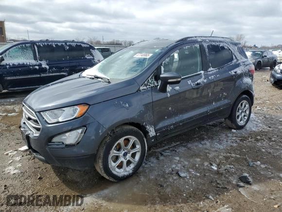 2019 Ford EcoSport SE z VIN MAJ3S2GE7KC299109, wystawiony jako Copart lot #47748965 z przebiegiem Nie podano mil oraz Szkody całkowita. Historia ofert i sprzedaży dostępna na DreamBid. Obrazek 1.