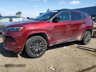2022 Jeep Compass High Altitude with VIN 3C4NJDCB4NT170542, listed as a Copart auction lot 51275985 with 39,746 mi miles and Salvage Title. Bid and sale history available at DreamBid. Image 1.