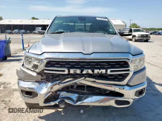 2022 Ram 1500 Big Horn with VIN 1C6RREBT2NN190449, listed as a Copart auction lot 57253495 with 88,735 mi miles and Salvage title. Bid and sale history available at DreamBid. Image 5.