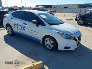 2020 Nissan Versa S with VIN 3N1CN8DV1LL813781, listed as a IAAI auction lot 41242523 with 92,021 mi miles. Bid and sale history available at carsss.com. Image 1.