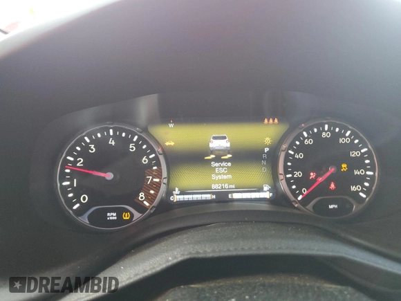 2019 Jeep Renegade Limited with VIN ZACNJAB10KPK11370, listed as a Copart auction lot 48545525 with 88,216 mi miles and Salvage Title. Bid and sale history available at DreamBid. Image 9.