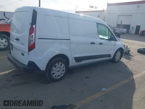 2023 Ford Transit Connect XLT with VIN NM0LS7T28P1572755, listed as a IAAI auction lot 41625158 with 24,709 mi miles and . Bid and sale history available at DreamBid. Image 4.