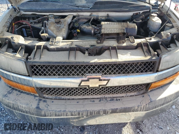 2010 Chevrolet Express Cargo Van with VIN 1GCUGADX2A1182046, listed as a Copart auction lot 47025835 with 0 mi miles and Salvage Title. Bid and sale history available at carsss.com. Image 13.