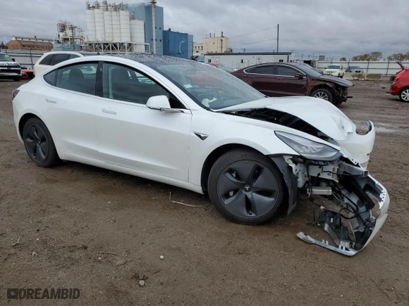 2019 Tesla Model 3 Long Range with VIN 5YJ3E1EB2KF510692, listed as a Copart auction lot 81630064 with 37,491 mi miles and Salvage Title. Bid and sale history available at carsss.com. Image 4.