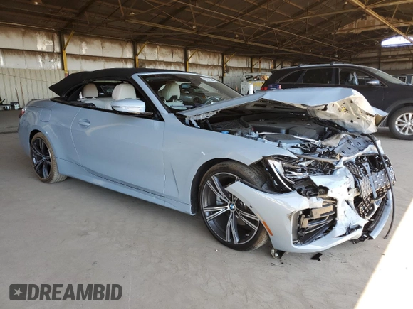 2024 BMW 4 Series 430i с VIN WBA23AT03RCP34674, выставлен на аукционе Copart как лот 57305345 с пробегом Не указан миль и Списание • Salvage title. История ставок и продаж доступна на DreamBid. Изображение 4.