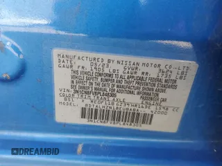 2023 Nissan Versa SR with VIN 3N1CN8FV8PL848305, listed as a Copart auction lot 43936015 with Not Provided miles and Salvage Title. Bid and sale history available at DreamBid. Image 12.