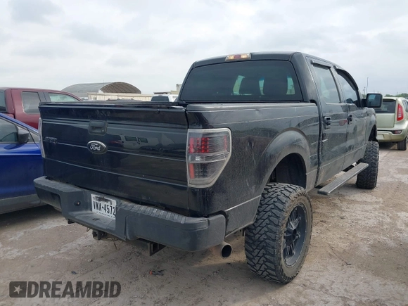 2010 Ford F-150 XL with VIN 1FTEW1CW2AFD86980, listed as a IAAI auction lot 42142860 with 218,615 mi miles. Bid and sale history available at carsss.com. Image 4.
