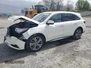 2018 Acura MDX Technology with VIN 5J8YD4H58JL005494, listed as a Copart auction lot 49915735 with 101,837 mi miles and Salvage title. Bid and sale history available at DreamBid. Image 1.