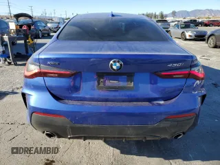 2021 BMW 4 Series 430i xDrive with VIN WBA73AP08MCG60373, listed as a Copart auction lot 88069455 with 15,659 mi miles and Salvage Title. Bid and sale history available at carsss.com. Image 6.