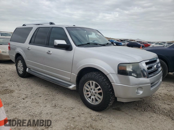 2014 Ford Expedition Max Limited with VIN 1FMJK1K59EEF57198, listed as a Copart auction lot 47653395 with 159,945 mi miles and Salvage title. Bid and sale history available at DreamBid. Image 4.