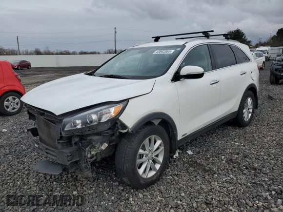 2018 Kia Sorento LX with VIN 5XYPGDA36JG415684, listed as a Copart auction lot 43862865 with 119,362 mi miles and Salvage Title. Bid and sale history available at carsss.com. Image 1.