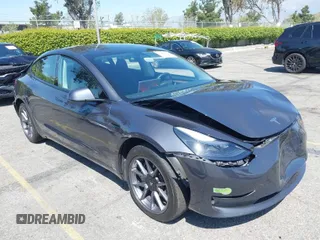 2023 Tesla Model 3 Long Range with VIN 5YJ3E1EB4PF635328, listed as a IAAI auction lot 41978099 with 32,747 mi miles and . Bid and sale history available at DreamBid. Image 1.
