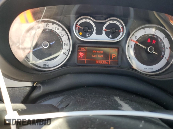 2014 FIAT 500L Easy with VIN ZFBCFABH0EZ015043, listed as a Copart auction lot 74581874 with 80,639 mi miles and Salvage Title. Bid and sale history available at carsss.com. Image 9.