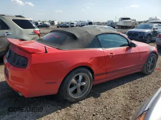 2014 Ford Mustang V6 with VIN 1ZVBP8EMXE5215679, listed as a Copart auction lot 47837345 with 137,881 mi miles and Salvage Title. Bid and sale history available at carsss.com. Image 3.