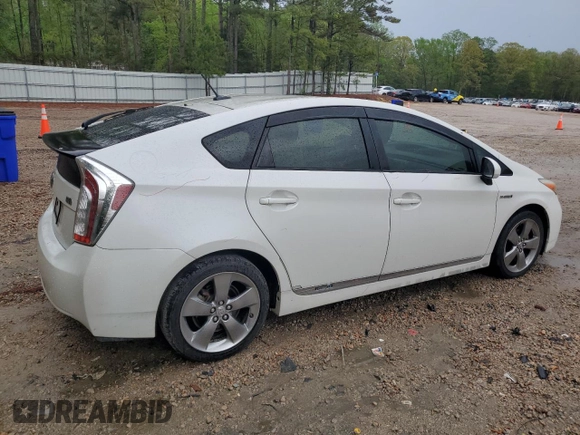 2013 Toyota Prius One with VIN JTDKN3DU2D1653289, listed as a Copart auction lot 51756535 with 167,592 mi miles and Salvage Title. Bid and sale history available at carsss.com. Image 3.