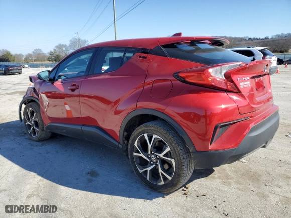 2021 Toyota C-HR LE with VIN NMTKHMBX3MR138720, listed as a Copart auction lot 43643595 with 51,753 mi miles and Salvage Title. Bid and sale history available at carsss.com. Image 2.