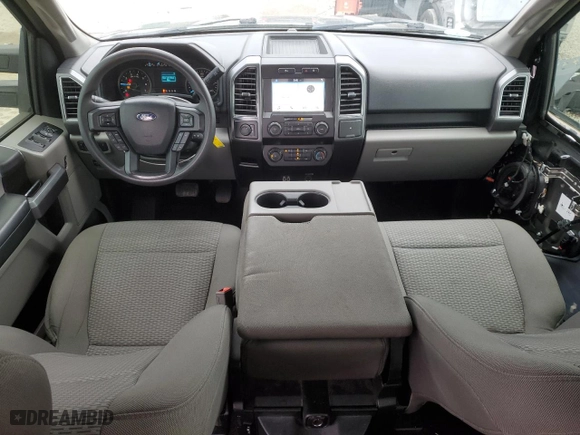 2019 Ford F-150 XL with VIN 1FTEW1E52KFA20992, listed as a Copart auction lot 49848465 with 100,975 mi miles and Salvage Title. Bid and sale history available at carsss.com. Image 8.