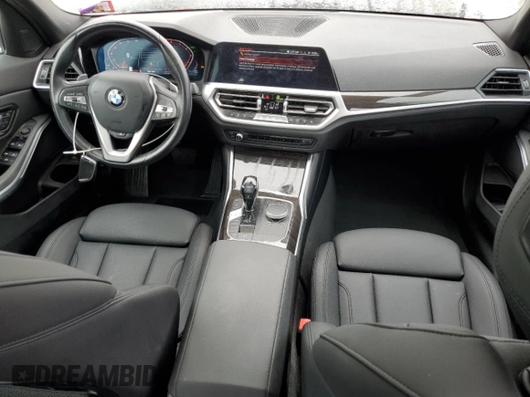 2019 BMW 3 Series 330i xDrive with VIN 3MW5R7J59K8B03003, listed as a Copart auction lot 49342865 with 16,610 mi miles and Salvage Title. Bid and sale history available at DreamBid. Image 8.