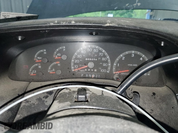 1998 Ford F-150 with VIN 2FTZX07W6WCA73551, listed as a Copart auction lot 57726515 with 245,755 mi miles and Clean title. Bid and sale history available at DreamBid. Image 9.
